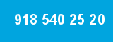 918 540 25 20 918 540 25 20